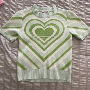 Hearts short-sleeved top